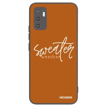 Picasee husă neagră din silicon pentru Xiaomi Redmi Note 10 5G - Sweater weather
