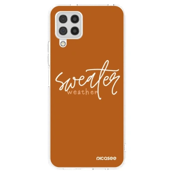 Picasee husă transparentă din silicon pentru Samsung Galaxy A22 A225F 4G - Sweater weather
