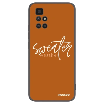 Picasee husă neagră din silicon pentru Xiaomi Redmi 10 - Sweater weather