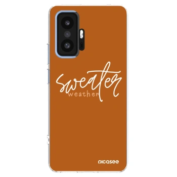 Picasee husă transparentă din silicon pentru Xiaomi 11T Pro - Sweater weather