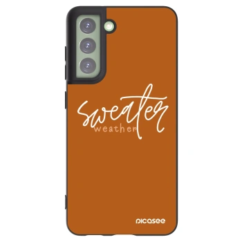 Picasee husă neagră din silicon pentru Samsung Galaxy S21 FE 5G - Sweater weather