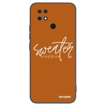 Picasee husă neagră din silicon pentru Xiaomi Redmi 10C - Sweater weather