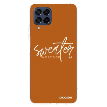 Picasee husă transparentă din silicon pentru Samsung Galaxy M53 5G - Sweater weather