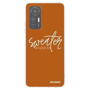 Picasee husă transparentă din silicon pentru Xiaomi 12 Lite - Sweater weather
