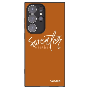 Picasee husă neagră din silicon pentru Samsung Galaxy S23 Ultra 5G - Sweater weather