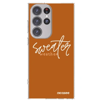 Picasee husă transparentă din silicon pentru Samsung Galaxy S23 Ultra 5G - Sweater weather
