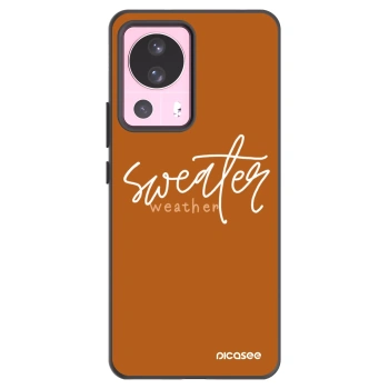 Picasee husă neagră din silicon pentru Xiaomi 13 Lite - Sweater weather