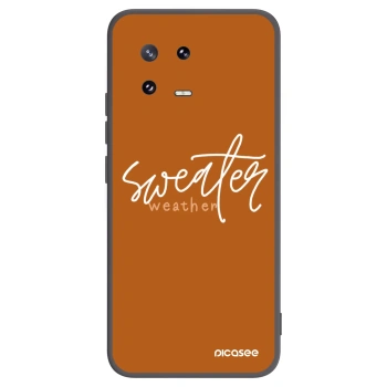 Picasee husă neagră din silicon pentru Xiaomi 13 Pro - Sweater weather