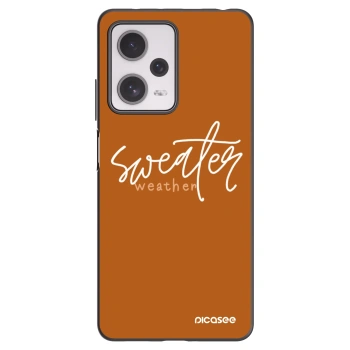 Picasee husă neagră din silicon pentru Xiaomi Redmi Note 12 Pro+ 5G - Sweater weather