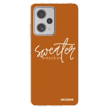 Picasee husă transparentă din silicon pentru Xiaomi Redmi Note 12 Pro+ 5G - Sweater weather
