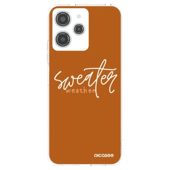 Picasee husă transparentă din silicon pentru Xiaomi Redmi 12 4G - Sweater weather