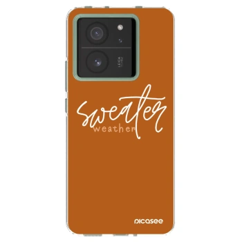 Picasee husă transparentă din silicon pentru Xiaomi 13T - Sweater weather