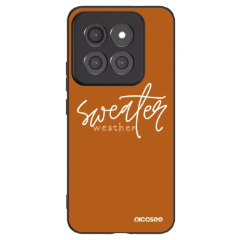 Picasee husă neagră din silicon pentru Xiaomi 14 Pro - Sweater weather