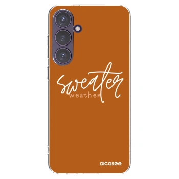 Picasee husă transparentă din silicon pentru Samsung Galaxy S24+ S926B 5G - Sweater weather