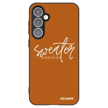 Picasee husă neagră din silicon pentru Samsung Galaxy S23 FE S711B - Sweater weather