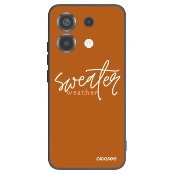 Picasee husă neagră din silicon pentru Xiaomi Poco X6 - Sweater weather