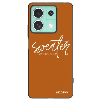 Picasee husă neagră din silicon pentru Xiaomi Redmi Note 13 5G - Sweater weather