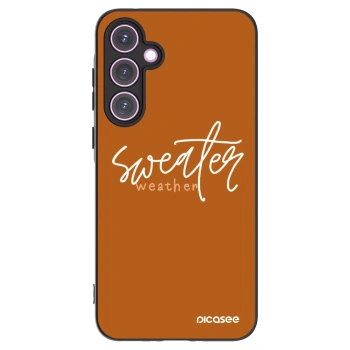 Picasee husă neagră din silicon pentru Samsung Galaxy A35 5G A356B - Sweater weather