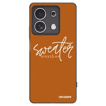 Picasee husă neagră din silicon pentru Xiaomi Redmi Note 13 4G - Sweater weather