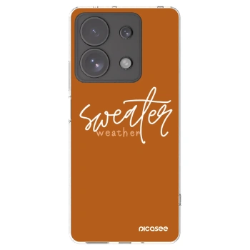 Picasee husă transparentă din silicon pentru Xiaomi Redmi Note 13 Pro 4G - Sweater weather