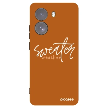Picasee husă neagră din silicon pentru Xiaomi Poco X7 - Sweater weather
