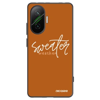 Picasee husă neagră din silicon pentru Xiaomi Poco F7 Pro 5G - Sweater weather