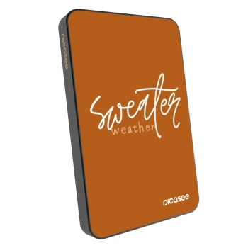 Powerbank cu MagSafe 5 000 mAh cu design propriu Gri - Sweater weather