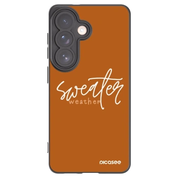 Picasee husă neagră din silicon pentru Samsung Galaxy S26 - Sweater weather