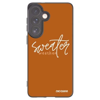 Picasee husă neagră din silicon pentru Samsung Galaxy S26+ - Sweater weather