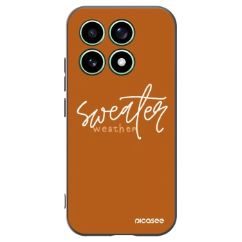 Picasee husă neagră din silicon pentru Xiaomi 17 - Sweater weather