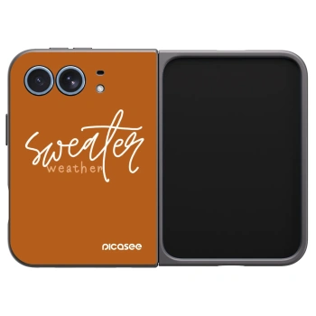 Picasee husă neagră din silicon pentru Apple iPhone Duo - Sweater weather
