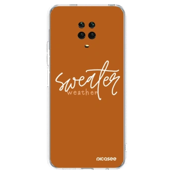Picasee husă transparentă din silicon pentru Xiaomi Redmi Note 9S - Sweater weather