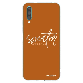 Picasee husă transparentă din silicon pentru Samsung Galaxy A30s A307F - Sweater weather