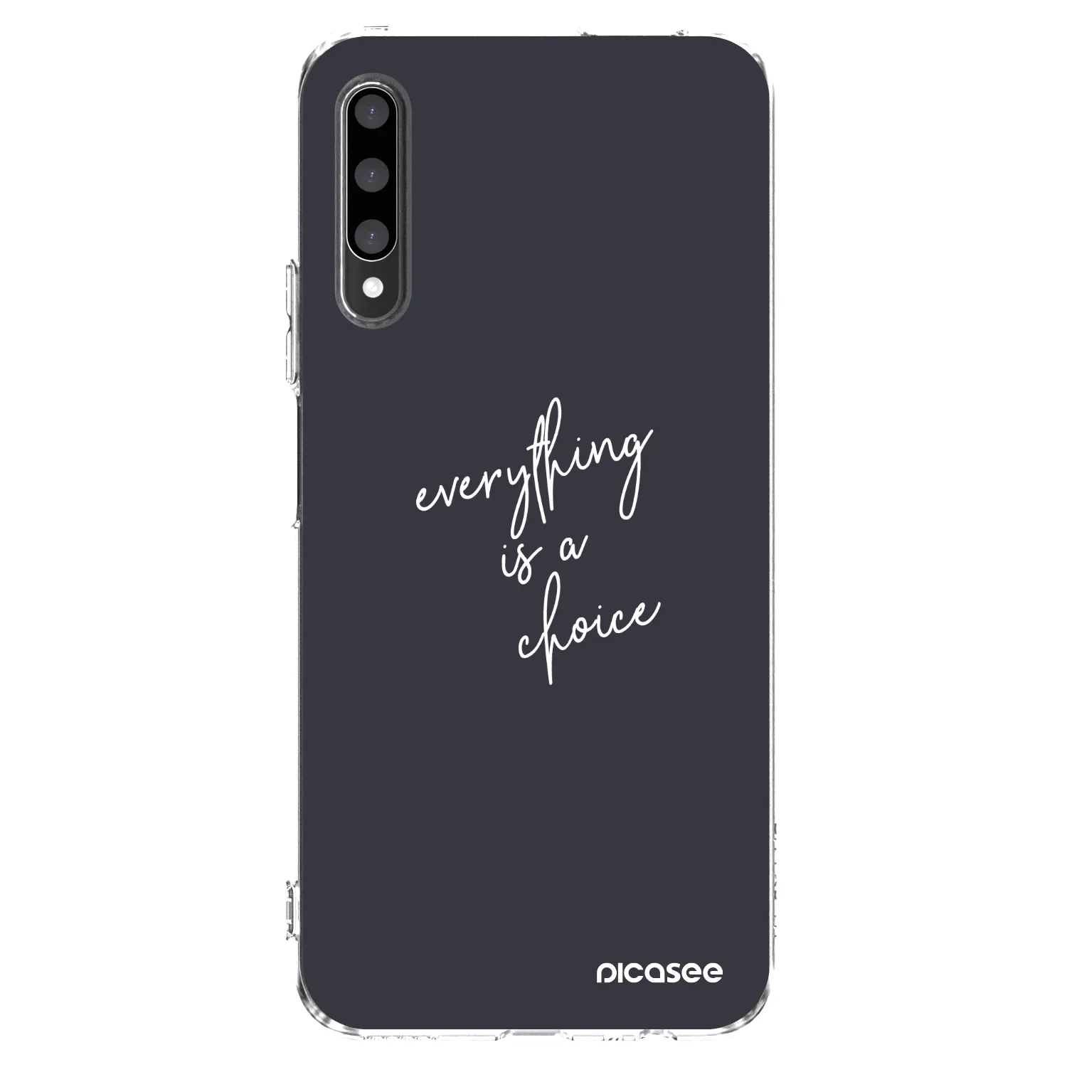Picasee husă transparentă din silicon pentru Honor 9X Pro - Everything is a choice