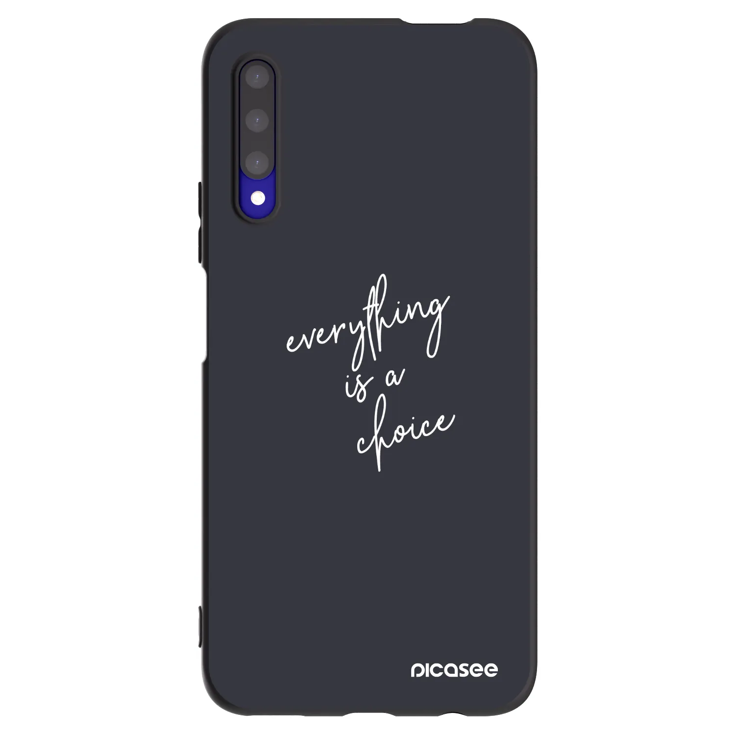 Picasee husă neagră din silicon pentru Honor 9X Pro - Everything is a choice