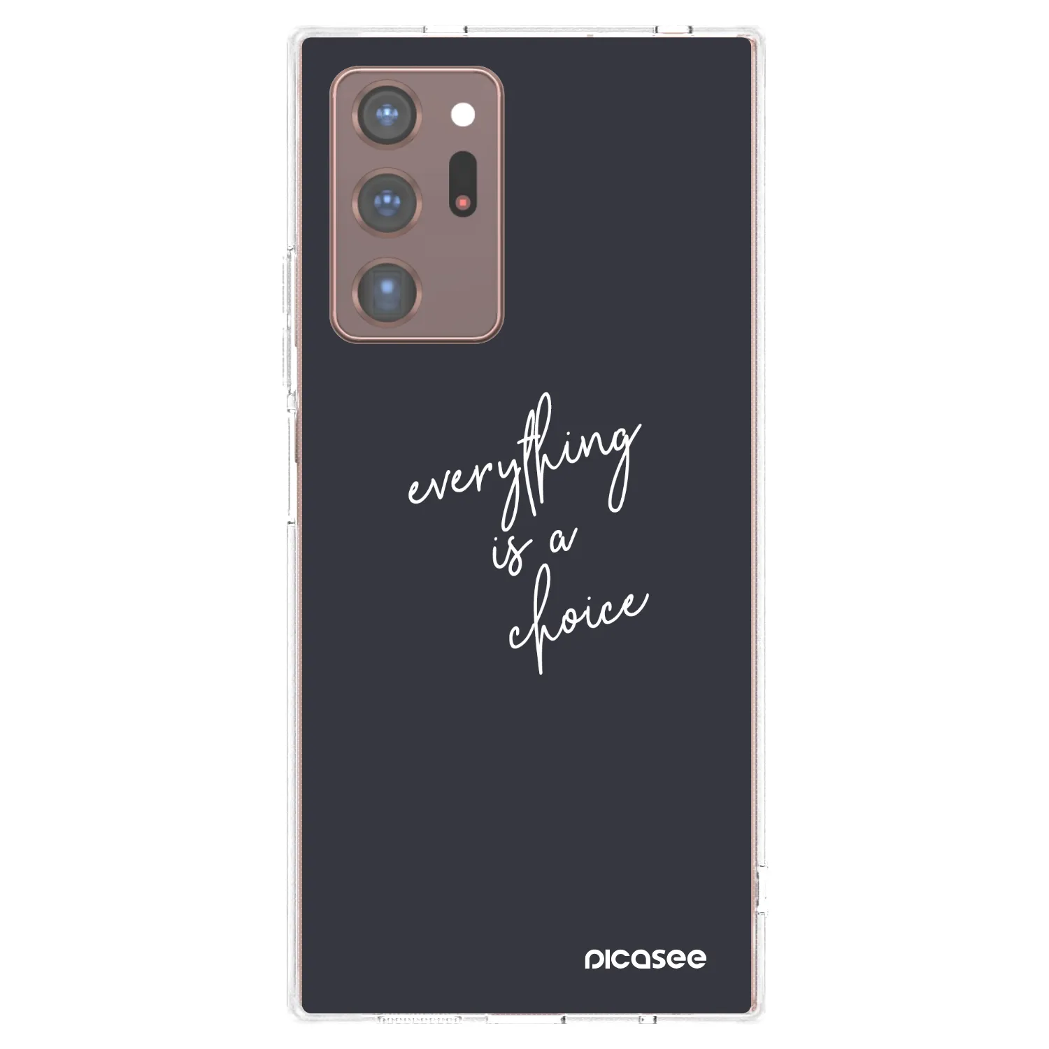 Picasee husă transparentă din silicon pentru Samsung Galaxy Note 20 Ultra - Everything is a choice
