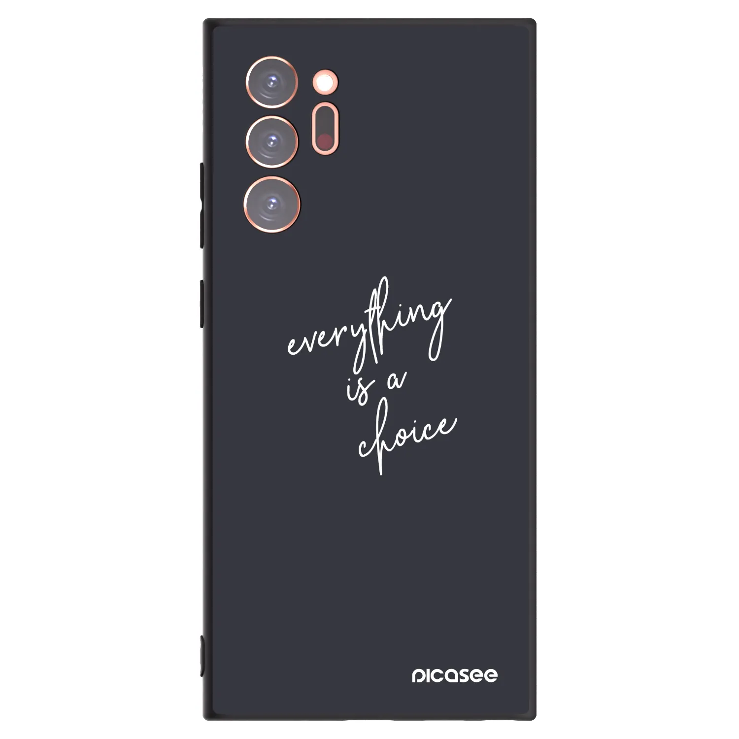 Picasee husă neagră din silicon pentru Samsung Galaxy Note 20 Ultra - Everything is a choice