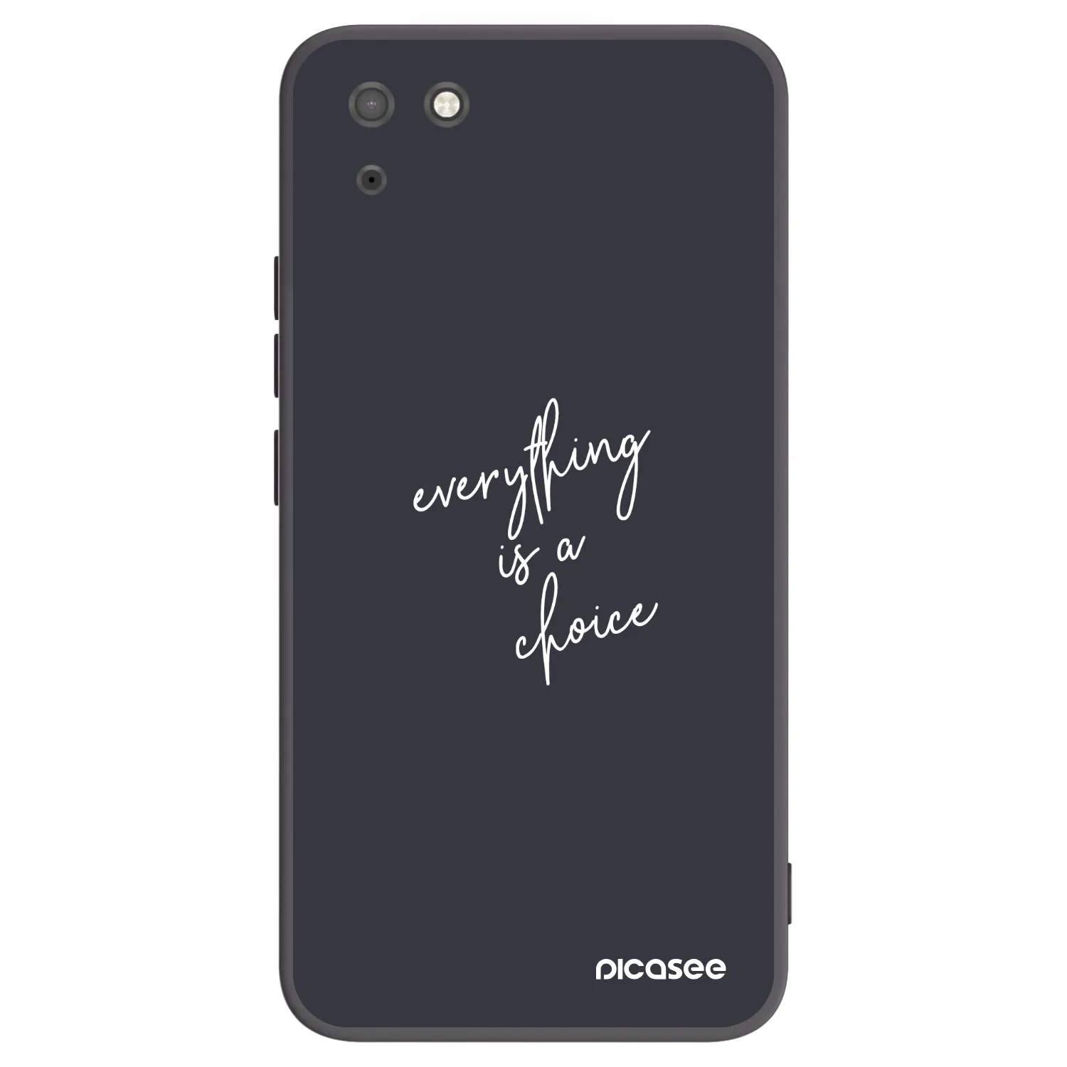 Picasee husă neagră din silicon pentru Huawei Y5P - Everything is a choice