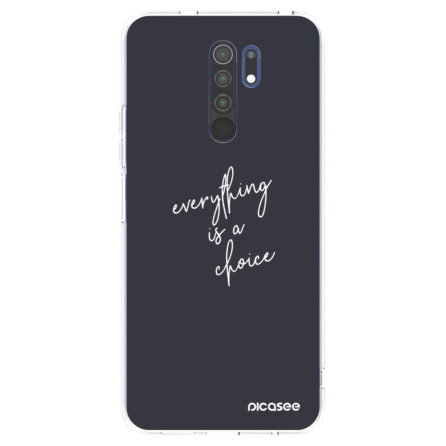 Picasee husă transparentă din silicon pentru Xiaomi Redmi 9 - Everything is a choice