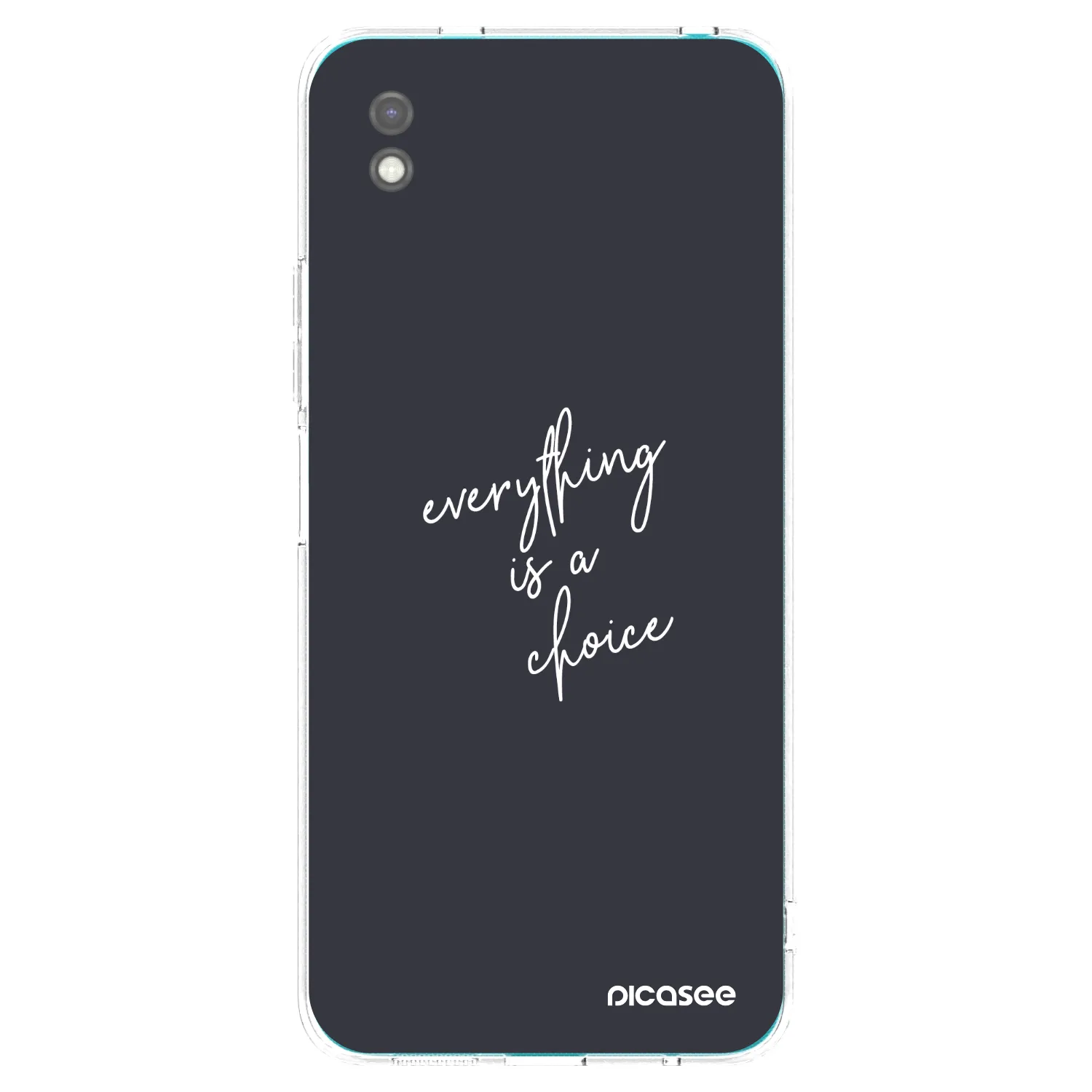 Picasee husă neagră din silicon pentru Xiaomi Redmi 9A - Everything is a choice