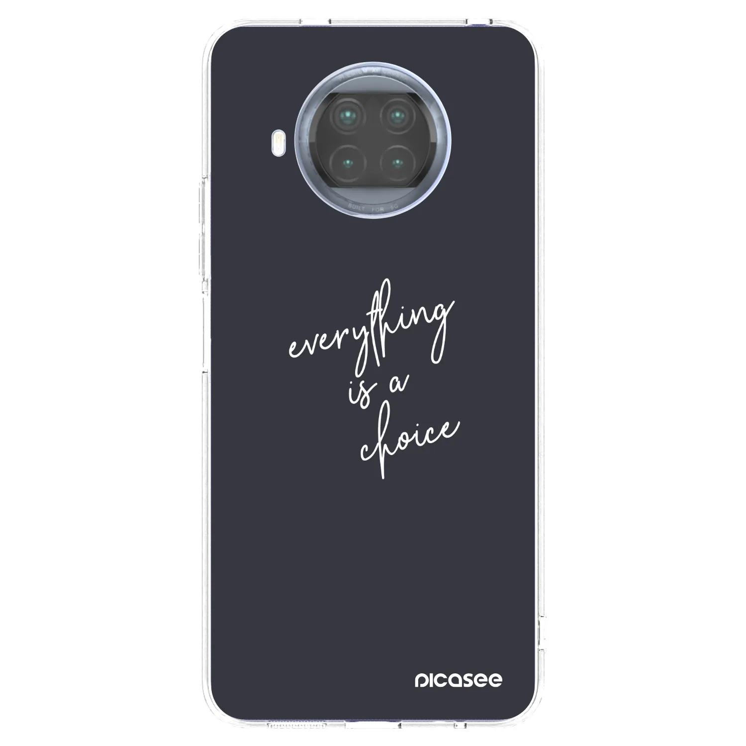 Picasee husă transparentă din silicon pentru Xiaomi Mi 10T Lite - Everything is a choice