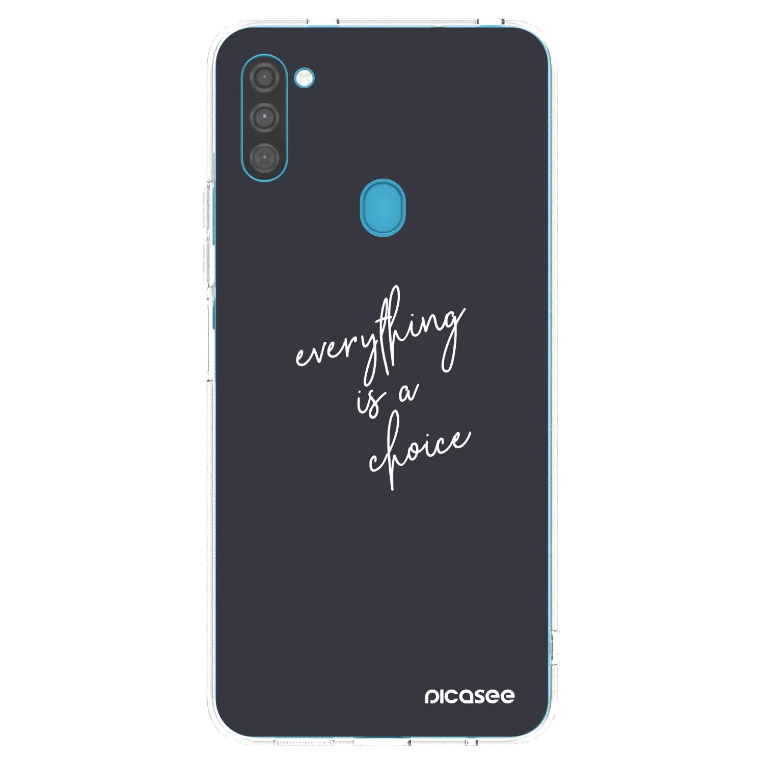 Picasee husă transparentă din silicon pentru Samsung Galaxy M11 - Everything is a choice