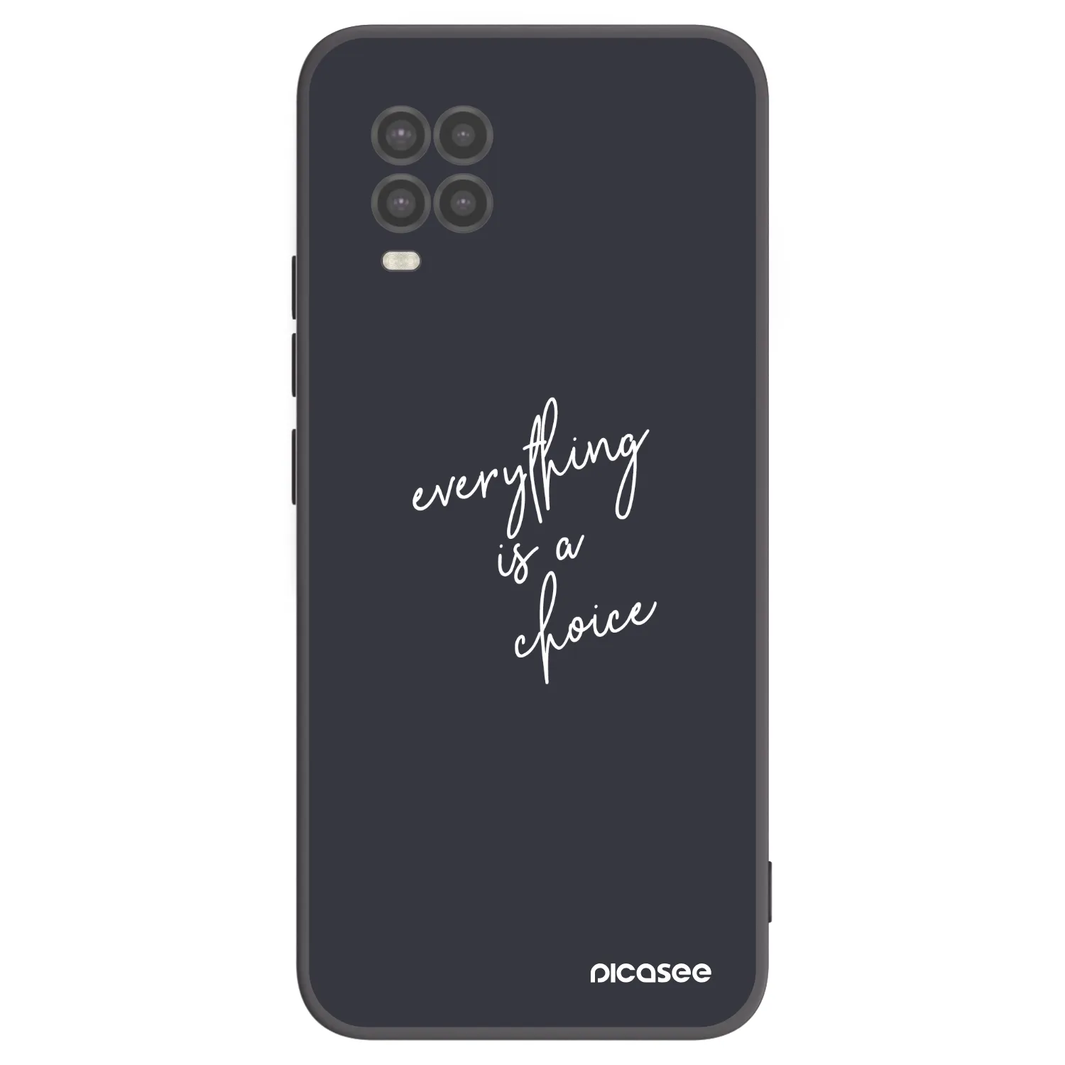 Picasee husă neagră din silicon pentru Xiaomi Mi 10 Lite - Everything is a choice