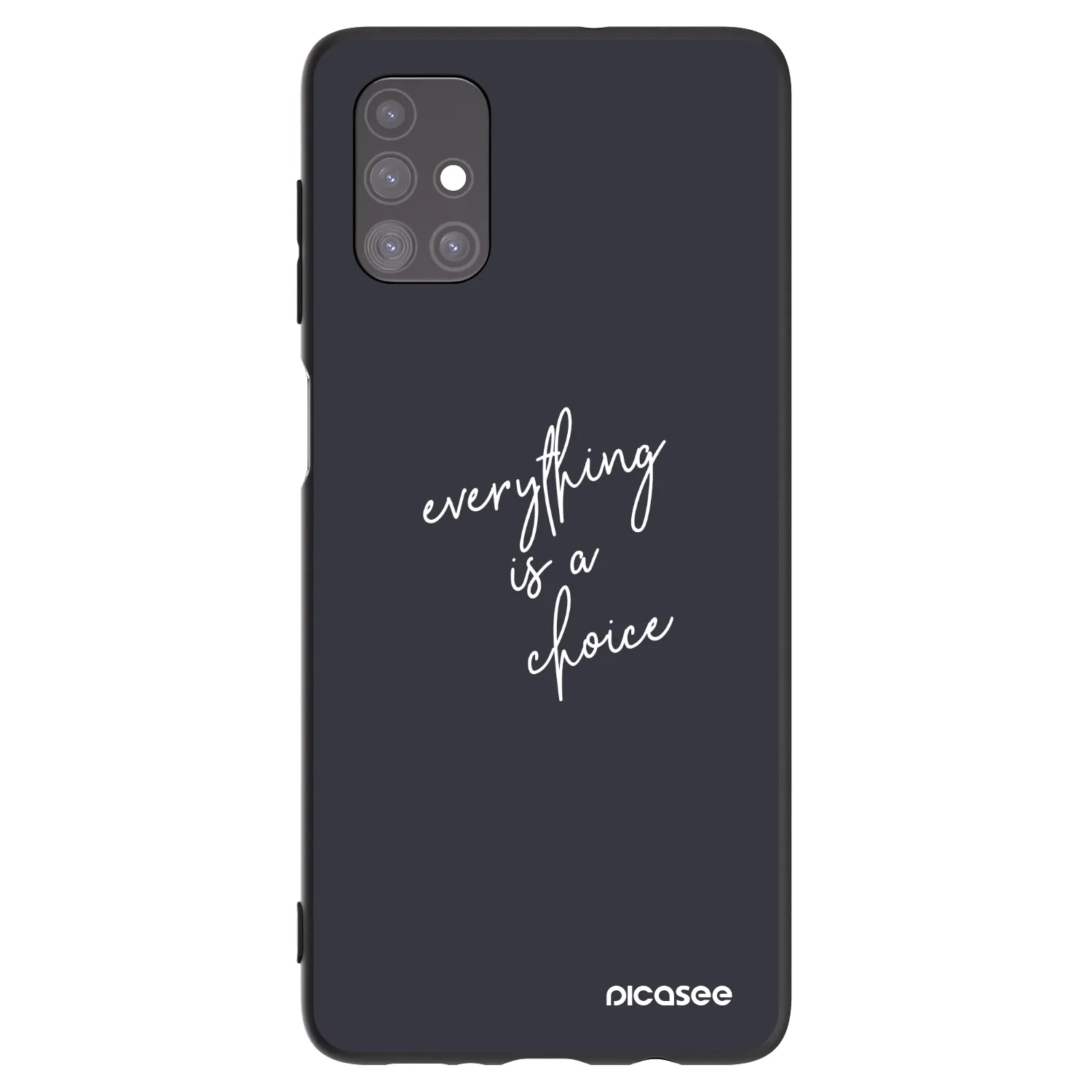 Picasee husă neagră din silicon pentru Samsung Galaxy M51 M515F - Everything is a choice