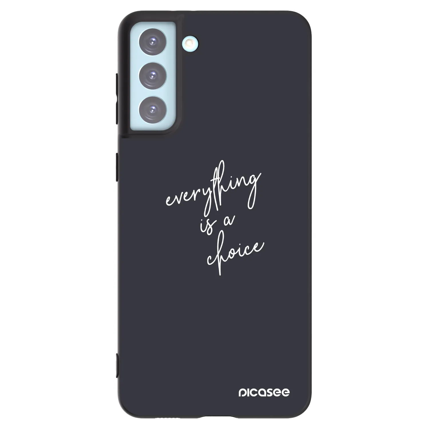Picasee husă neagră din silicon pentru Samsung Galaxy S21+ 5G G996F - Everything is a choice