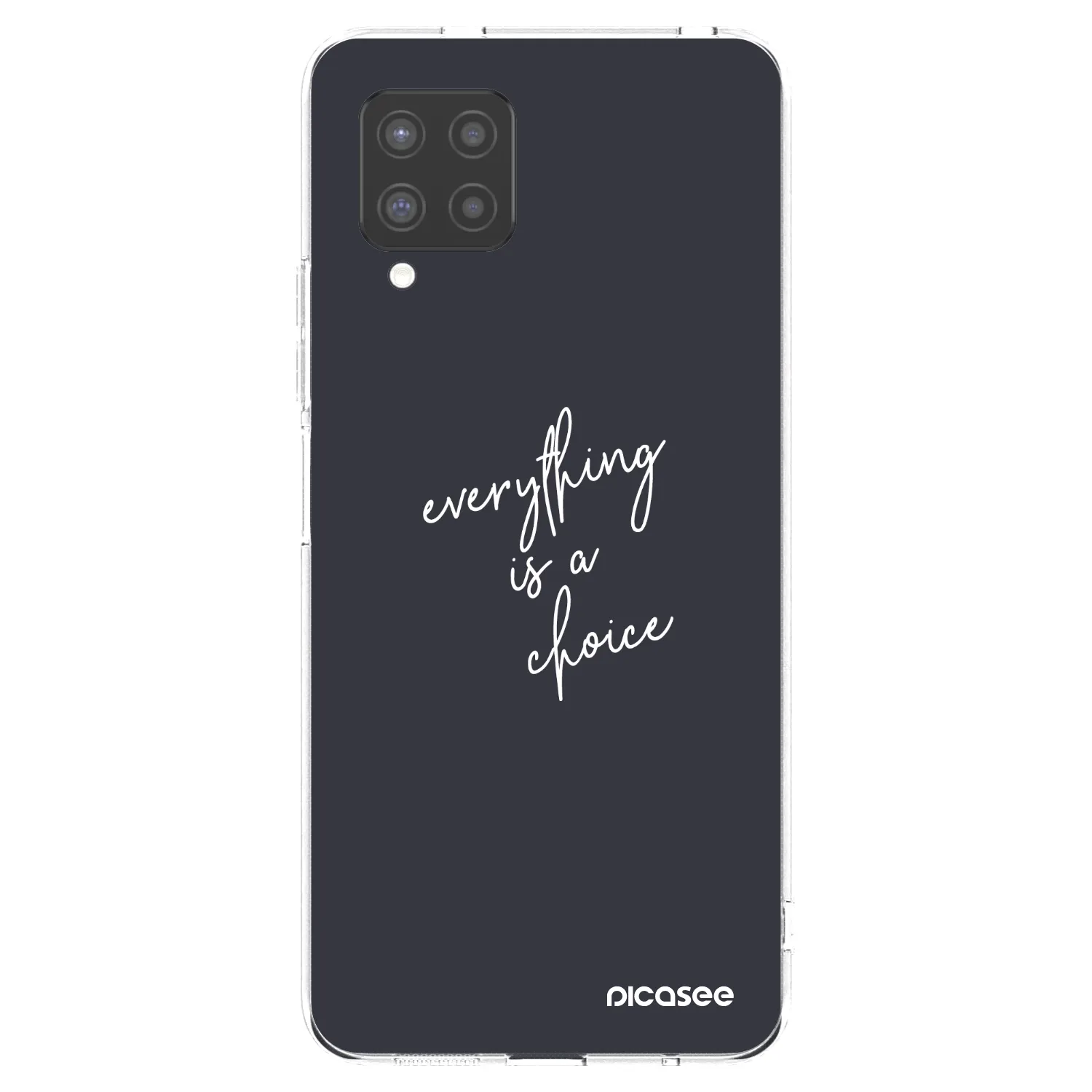 Picasee husă transparentă din silicon pentru Samsung Galaxy A42 A426B - Everything is a choice