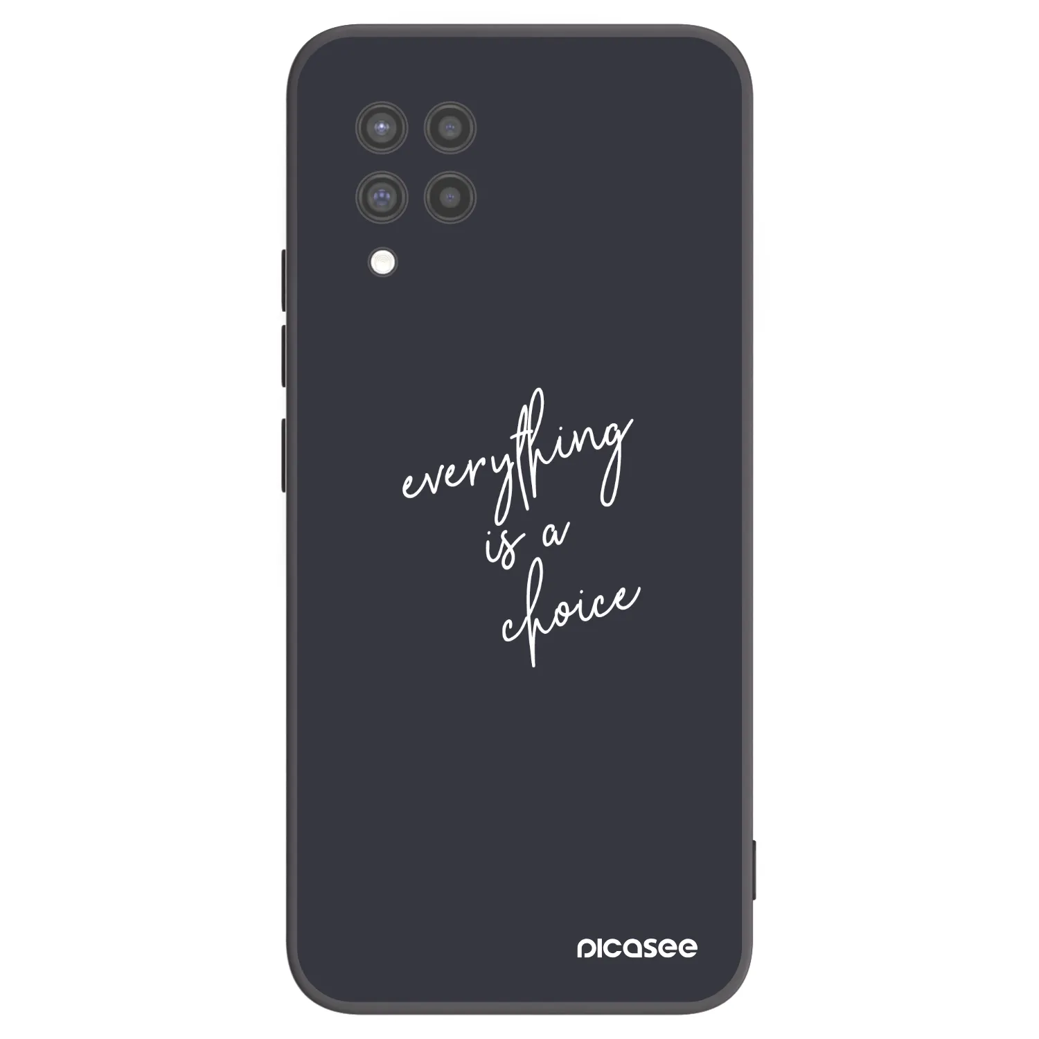 Picasee husă neagră din silicon pentru Samsung Galaxy A42 A426B - Everything is a choice