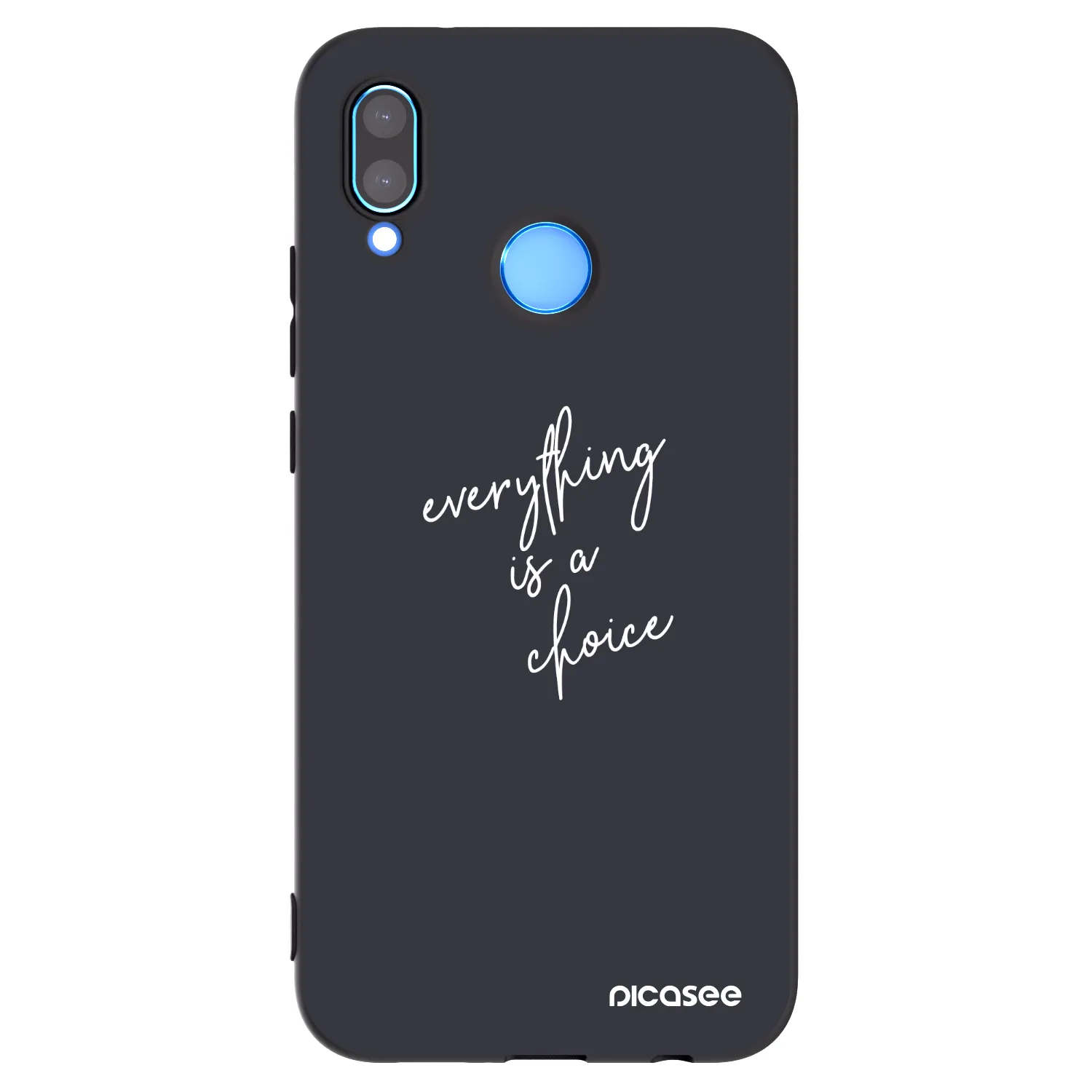 Picasee husă neagră din silicon pentru Huawei P20 Lite - Everything is a choice