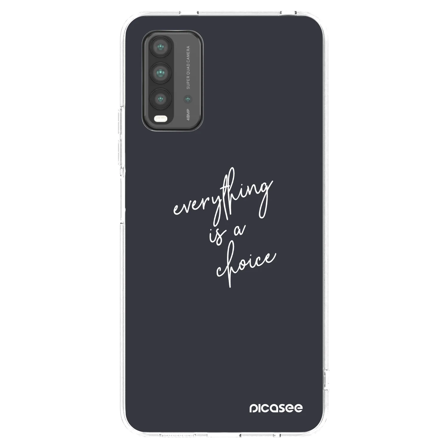 Picasee husă neagră din silicon pentru Xiaomi Redmi 9T - Everything is a choice