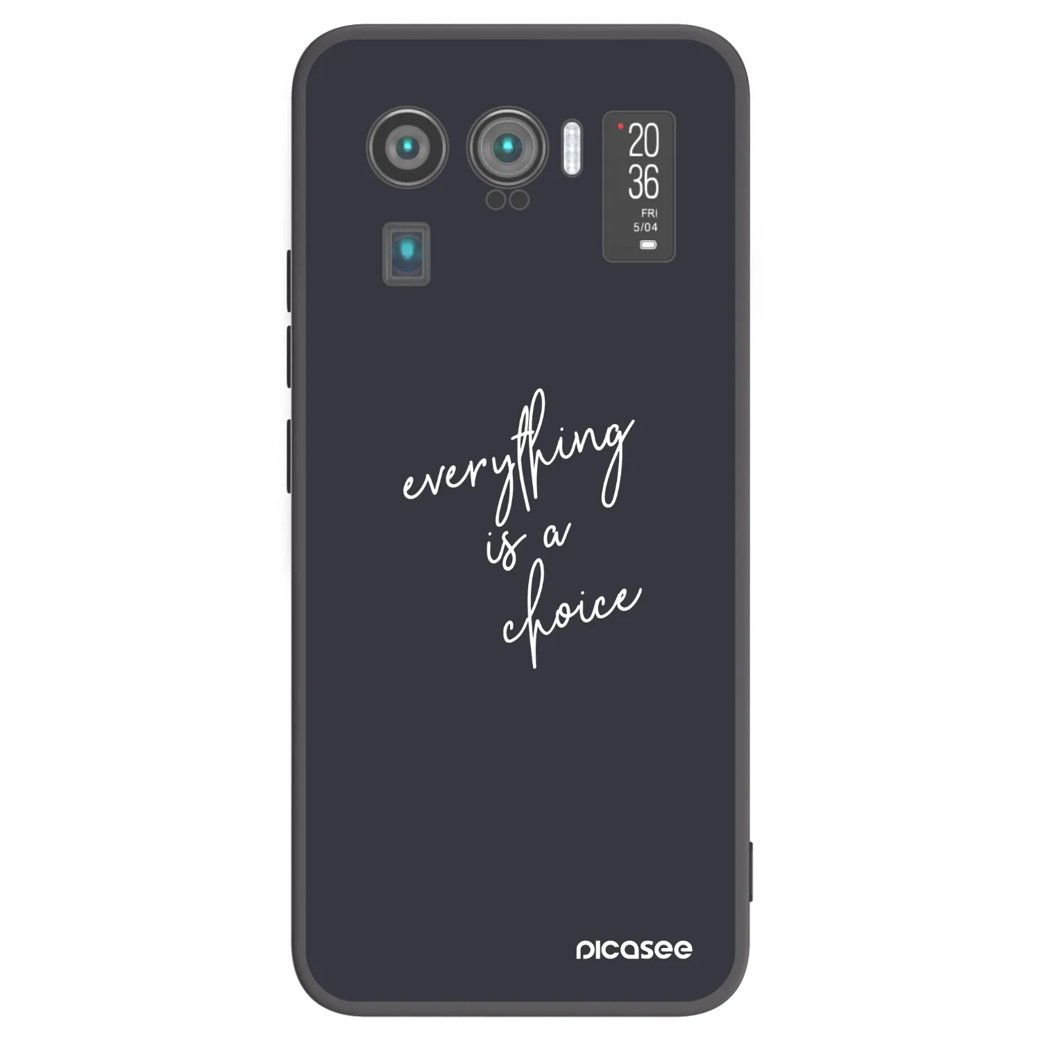 Picasee husă neagră din silicon pentru Xiaomi Mi 11 Ultra - Everything is a choice